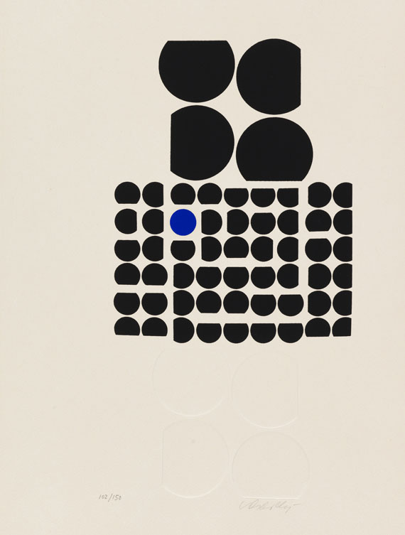 Victor Vasarely - Code (7 Blatt) - 