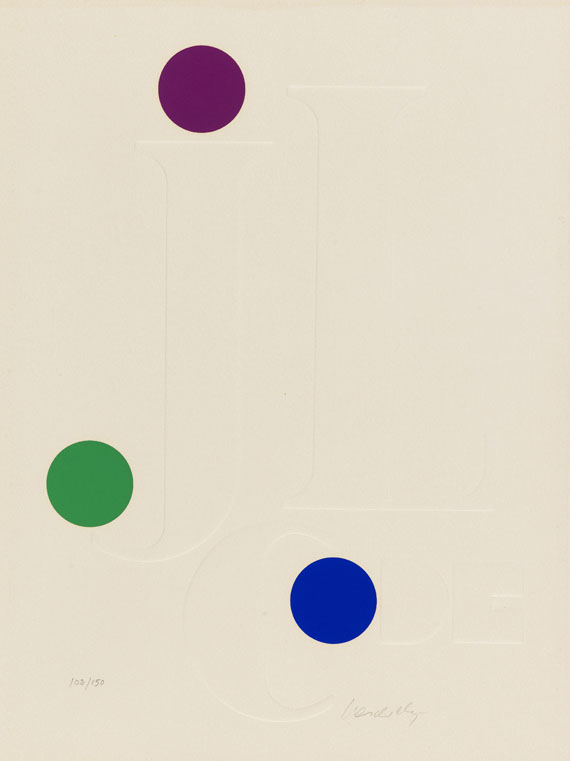 Victor Vasarely - Code (7 Blatt) - 