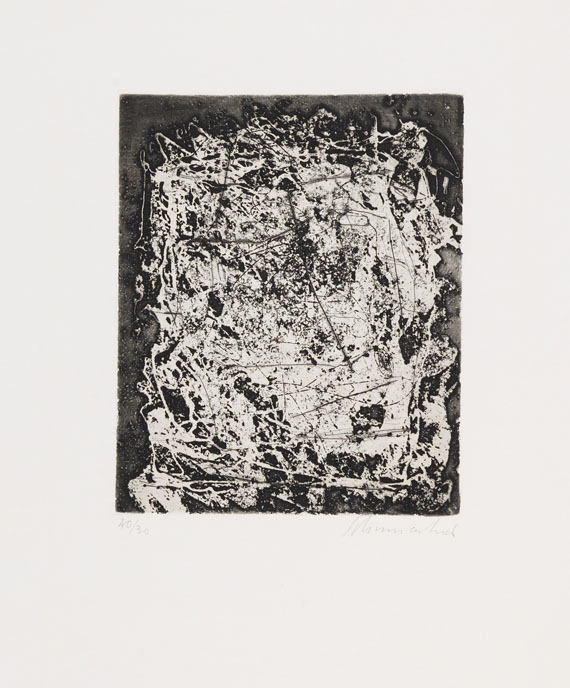 Emil Schumacher - Konvolut (3 Bll.): Ohne Titel - 