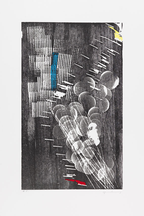 Hans Hartung - Konvolut (3 Bll.): Enthalten u. a. H-7-1973 - 