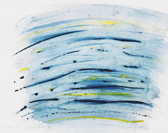 Winfred Gaul - Konvolut (2 Bll.): Enthalten u.a. "Ohne Titel (17-6-88-1)" - 