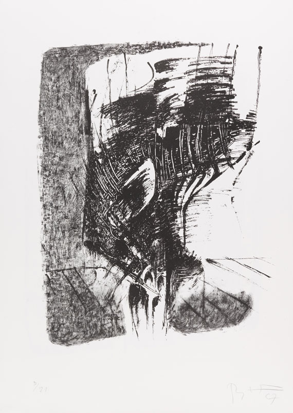Bernhard Heiliger - Konvolut (3 Bll.): Ohne Titel - 