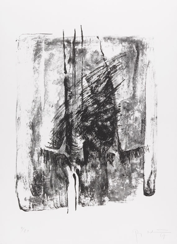 Bernhard Heiliger - Konvolut (3 Bll.): Ohne Titel - 