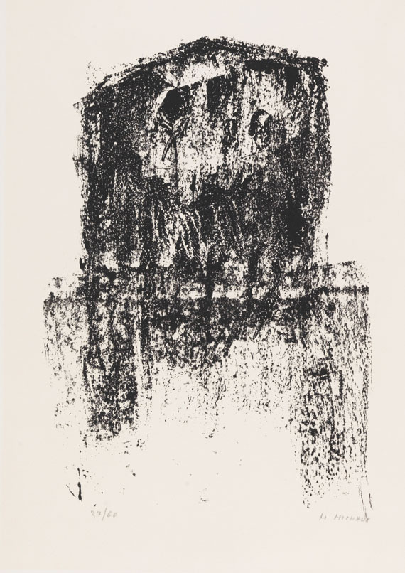 Henri Michaux - Konvolut (3 Bll.): Enthalten u. a. "Sans titre" - 