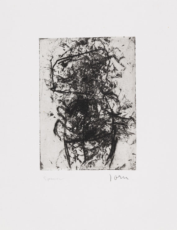 Asger Jorn - Konvolut (2 Bll.): Enthalten u. a. "Femelle interplanetaire" - 
