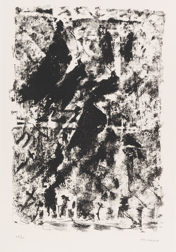 Henri Michaux - Konvolut (3 Bll.): Enthalten u. a. "Sans titre" - 