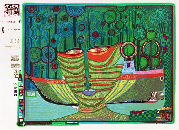 Friedensreich Hundertwasser - Regentag (Look at it on a rainy day) - 