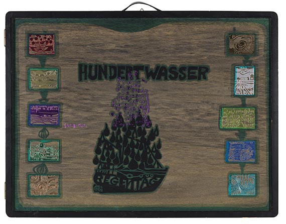 Friedensreich Hundertwasser - Regentag (Look at it on a rainy day) - 