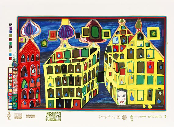 Friedensreich Hundertwasser - Regentag (Look at it on a rainy day) - 