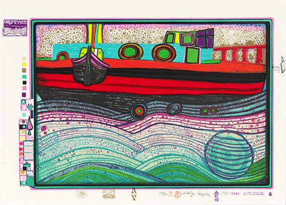 Friedensreich Hundertwasser - Regentag (Look at it on a rainy day) - 