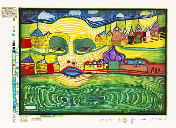 Friedensreich Hundertwasser - Regentag (Look at it on a rainy day) - 