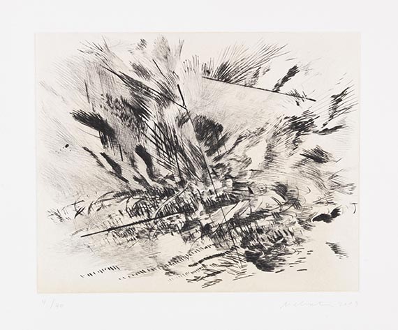 Julie Mehretu - Untitled (Grey Area)