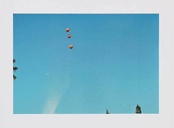 John Baldessari - Throwing three balls in the air to get a straight line (best of thirty-six attempts) - 