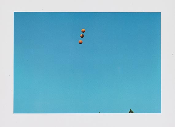 John Baldessari - Throwing three balls in the air to get a straight line (best of thirty-six attempts) - 