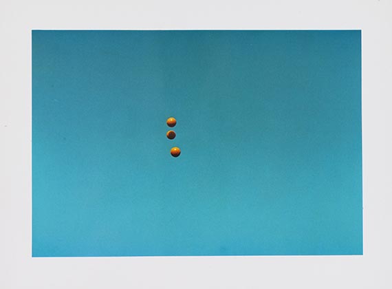 John Baldessari - Throwing three balls in the air to get a straight line (best of thirty-six attempts) - 