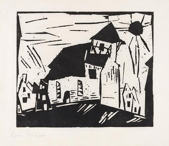 Lyonel Feininger - Vollersroda (Kirche in Vollersroda)