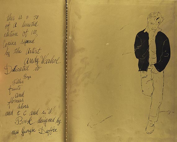 Andy Warhol - A Gold Book - 