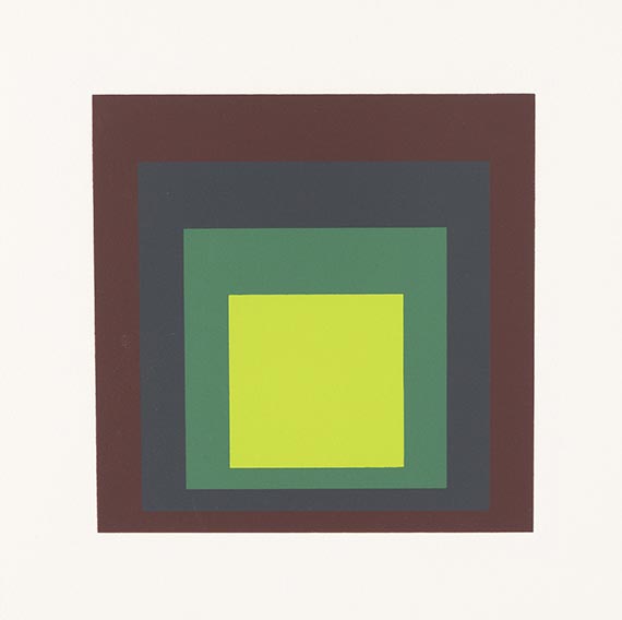 Josef Albers - 6 Bll.: Hommage to the Square - 