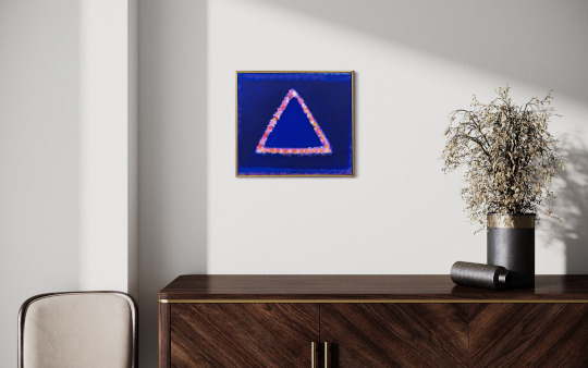 Heinz Mack - Little blue triangle - 