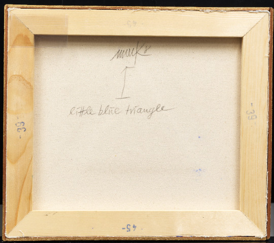 Heinz Mack - Little blue triangle - 