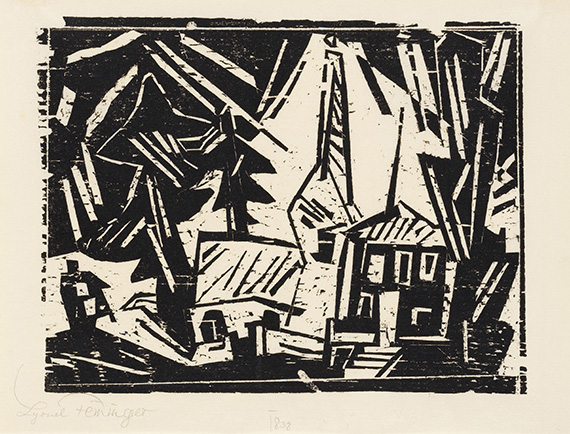 Lyonel Feininger - Dorfkirche (Village church)