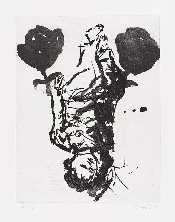 Georg Baselitz - Schwarze Rose