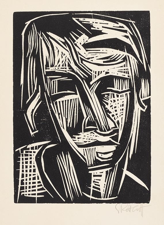 Karl Schmidt-Rottluff - Mädchenkopf