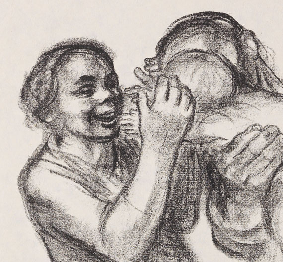 Käthe Kollwitz - Eltern mit Kind - 