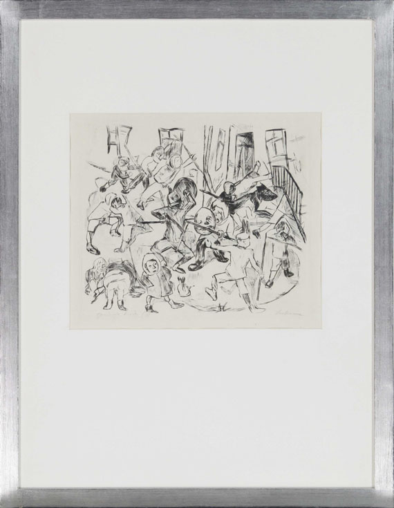 Max Beckmann - Spielende Kinder - Frame image
