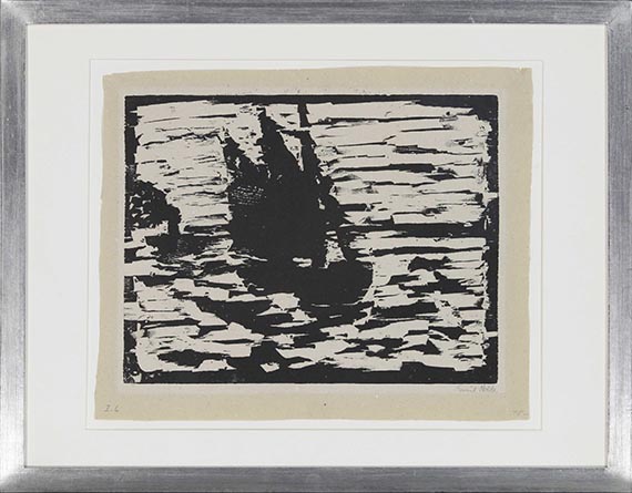 Emil Nolde - Segelboot - Frame image
