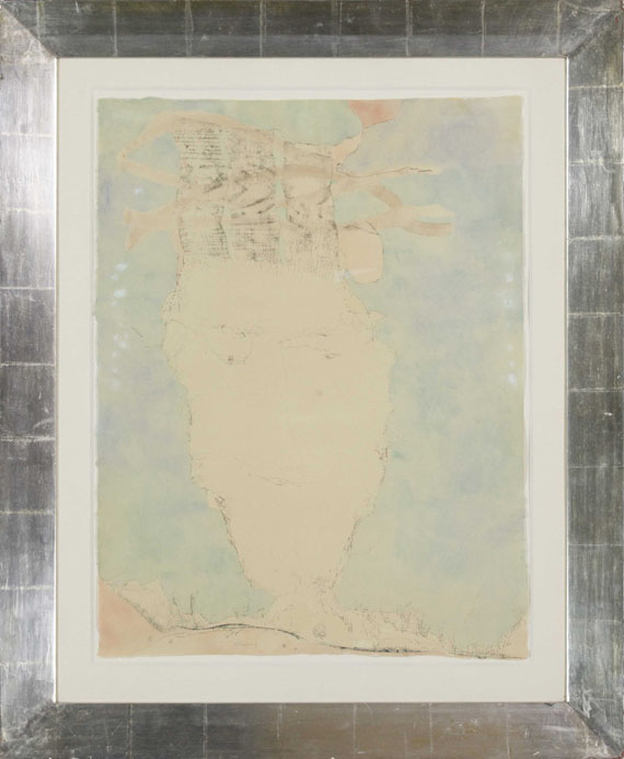 Gerhard Altenbourg - Warum, warum lächelst du herüber, Pan - Frame image