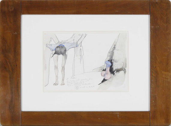 Horst Janssen - Zu Phyllis - Frame image