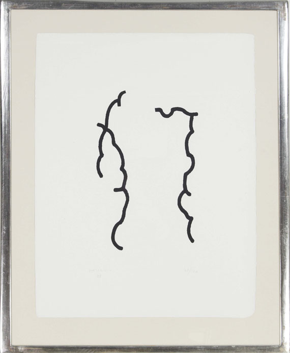 Eduardo Chillida - Blatt 2 aus: Hommage à Johann Sebastian Bach - Frame image