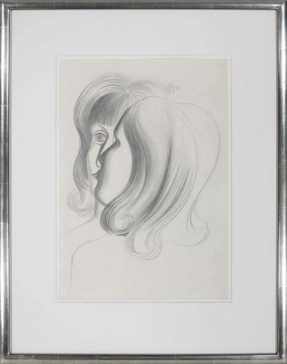 Heinrich Hoerle - Ohne Titel ("Mädchen vor Spiegel") - Frame image