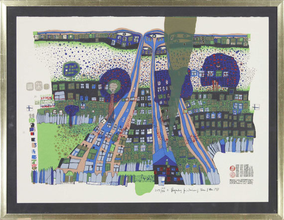 Friedensreich Hundertwasser - Let Us Pray Manitou Wins - Frame image