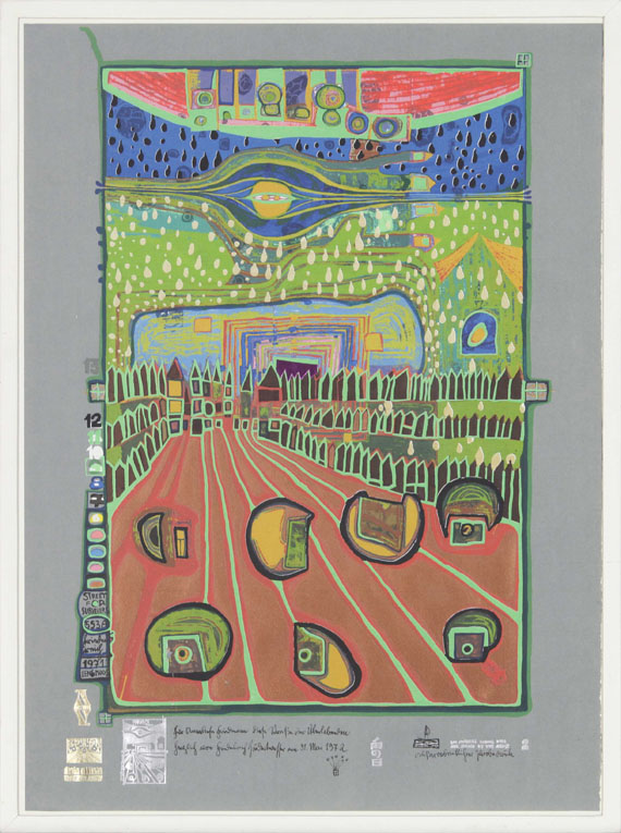 Friedensreich Hundertwasser - Straße der Überlebenden - Frame image