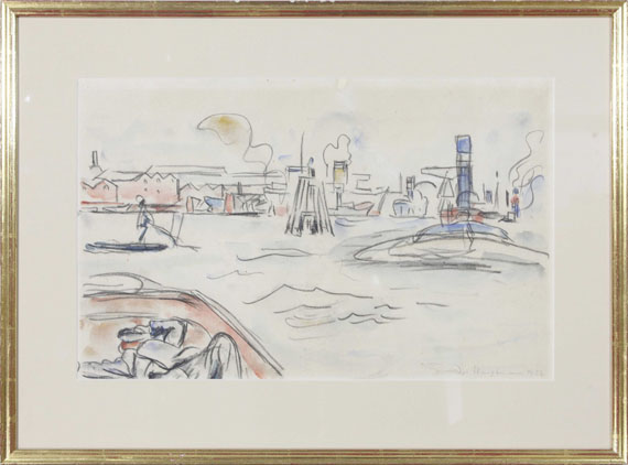 Ivo Hauptmann - Hamburger Hafen - Frame image