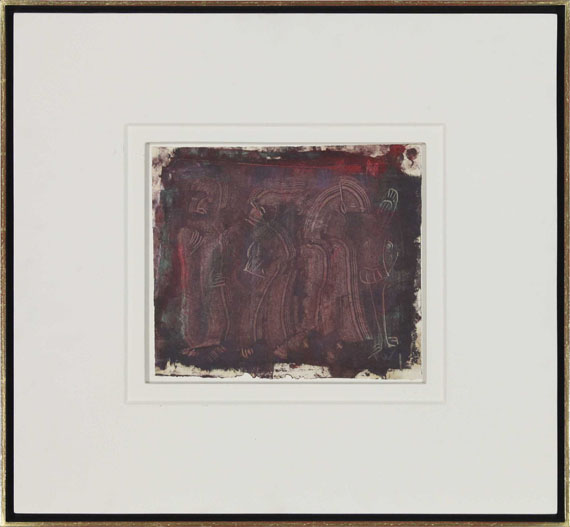 Fritz Winter - Ohne Titel (Figuren) - Frame image
