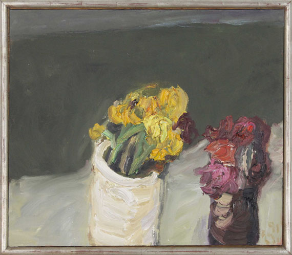 Klaus Fußmann - Stillleben mit Rosen - Frame image