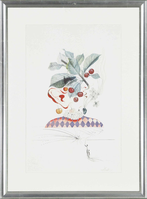 Salvador Dalí - Cerises Pierrot - Frame image