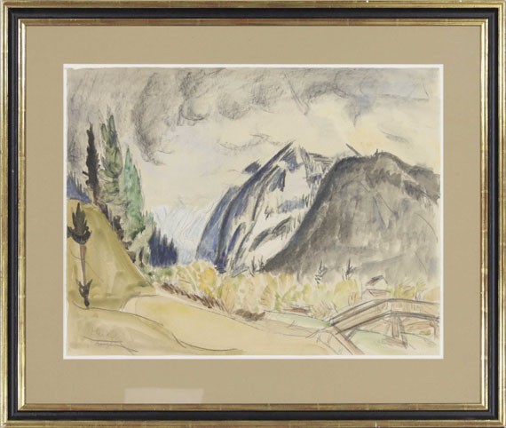 Erich Heckel - Berge - Frame image