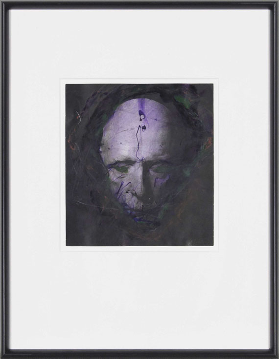 Arnulf Rainer - Totenmaske (Robert E. Lee) - Frame image