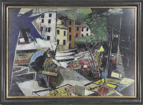 Franz Xaver Fuhr - Italienischer Kleinmarkt - Frame image