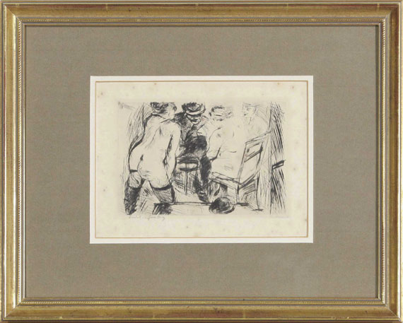 Max Beckmann - Bordell in Hamburg - Frame image