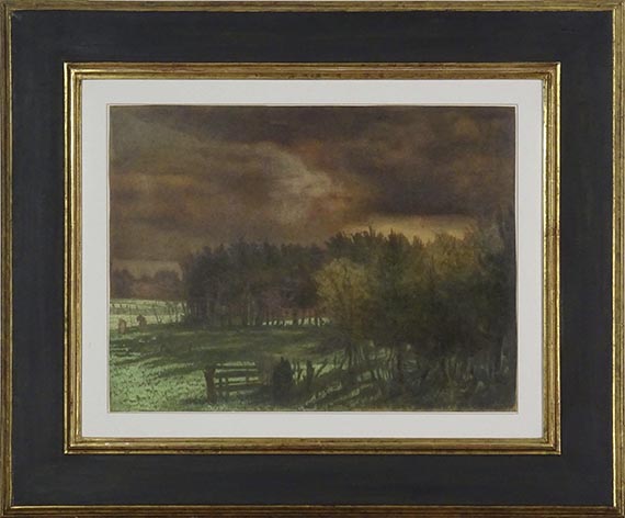 Richard Oelze - Landschaft bei Worpswede - Frame image