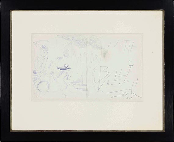 Salvador Dalí - Cavalier féminin, Judith portant le crâne du général Holopherne (Livre de Judith) - Frame image