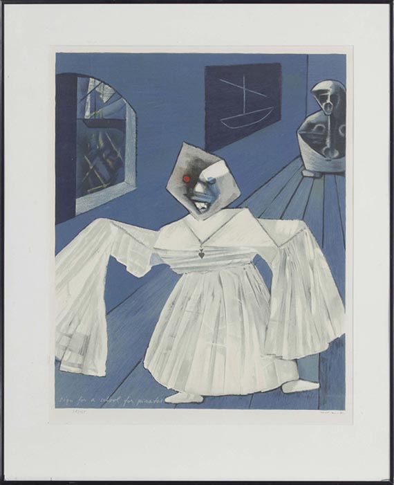 Max Ernst - Sign for a school for pirates - Frame image