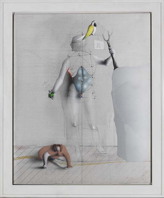 Paul Wunderlich - Zu A.D.: Adam - Frame image