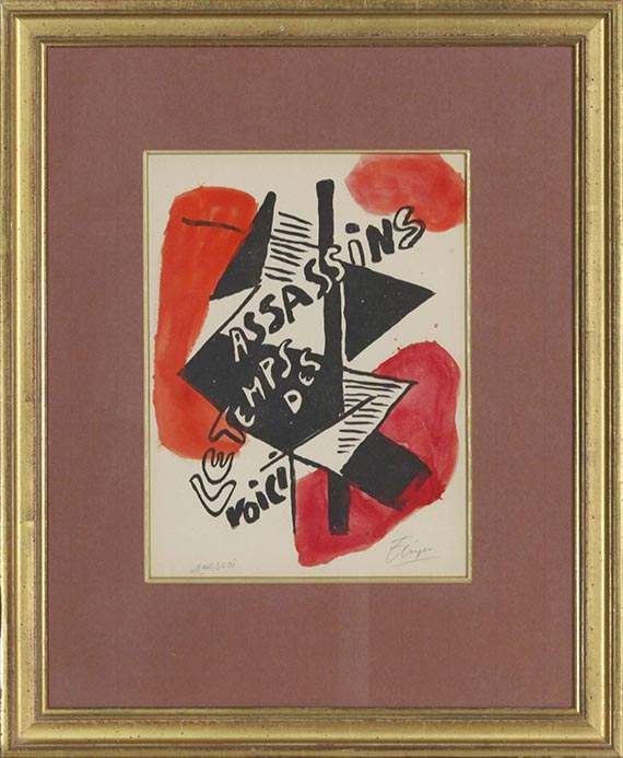 Fernand Léger - Matinee d?ivresse Assassins le Temps (Voici le Temps des Assassins) - Frame image