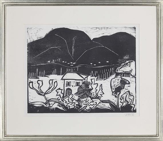 Karl Schmidt-Rottluff - Lago Maggiore - Frame image